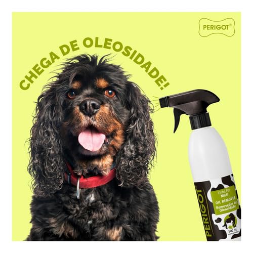 Oil Remover 500ml Removedor Oleosidade Milk Perigot Pet Cães