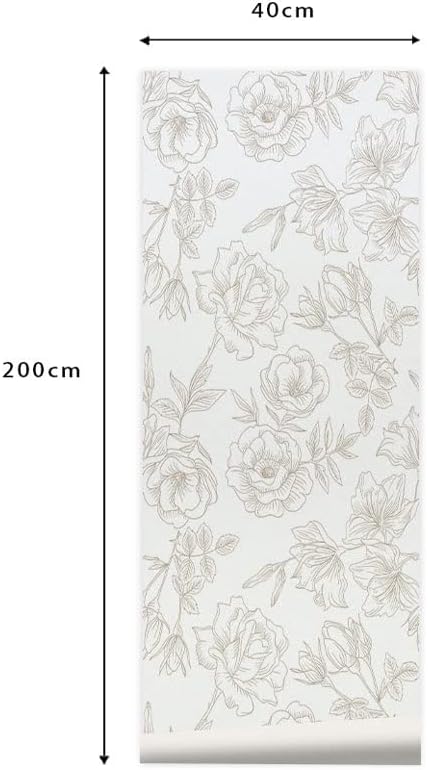 Window Clings Retro Window Glass Stickers Home Decoration Colorful Window Stickers Suitable for Home Living Room Office Sliding Door Privacy Window Film(40 * 200 cm)