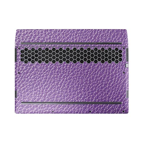 Image of MightySkins Skin Compatible with Alienware M17 R5 (2022) Full Wrap Kit - Purple Pleather | Protective, Durable, and Unique Vinyl Decal wrap Cover | Easy to Apply & Change Styles | Made in The USA