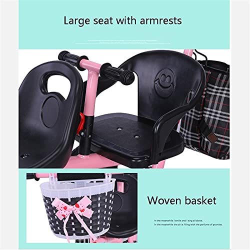 chuanghaoshop Kinderen Kinderen Trike Kind 3 Wiel Driewieler Bike Tandem Twin Dubbele Wandelwagen Lichtgewicht Voor- en… - Image 5