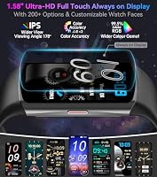 Smart Watch Fitness Tracker with 24/7 Heart Rate, Blood Oxygen Blood Pressure Monitor Sleep Tracker 120 Sports Modes Activity Trackers Step Calorie Counter IP68 Waterproof for Andriod iPhone Women Men — image 2