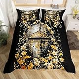 L'ensemble comprend : 1 Housse de couette (220 x 240 cm), 2 taies d'oreiller (65 x 65 cm). Cet ensemble de housses de couette décoratives ne comprend pas de couette ou de doudou.