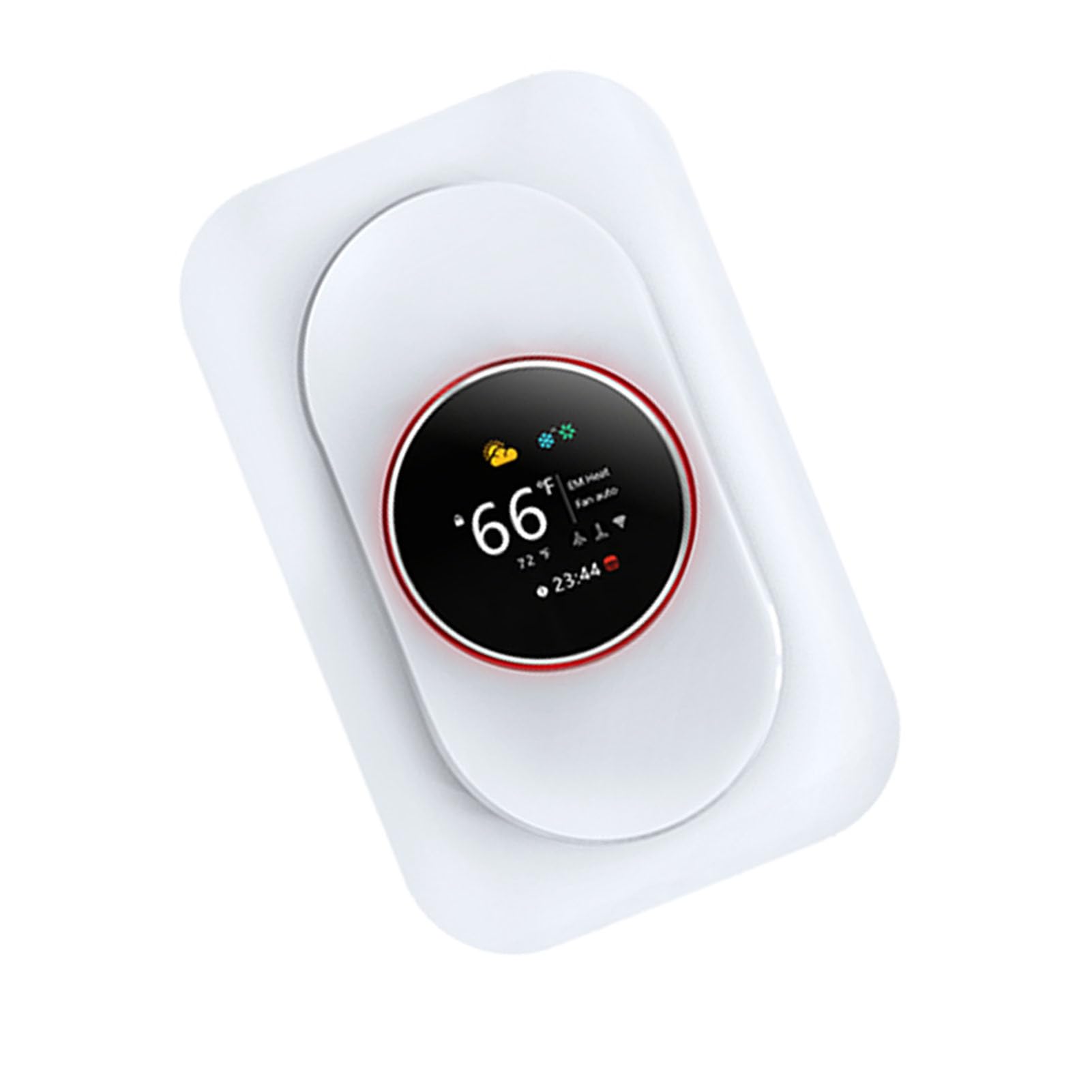 Zunate Termostato WiFi Intelligente per Pompa di Calore |Controllo Vocale Schermo LCD Modalità Automatica Riscaldamento Raffreddamento con Cavo C