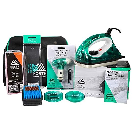 Swix North Kit - Mass Transit - Ski/Snowboard Tuning Kit - Includes Iron 2020
