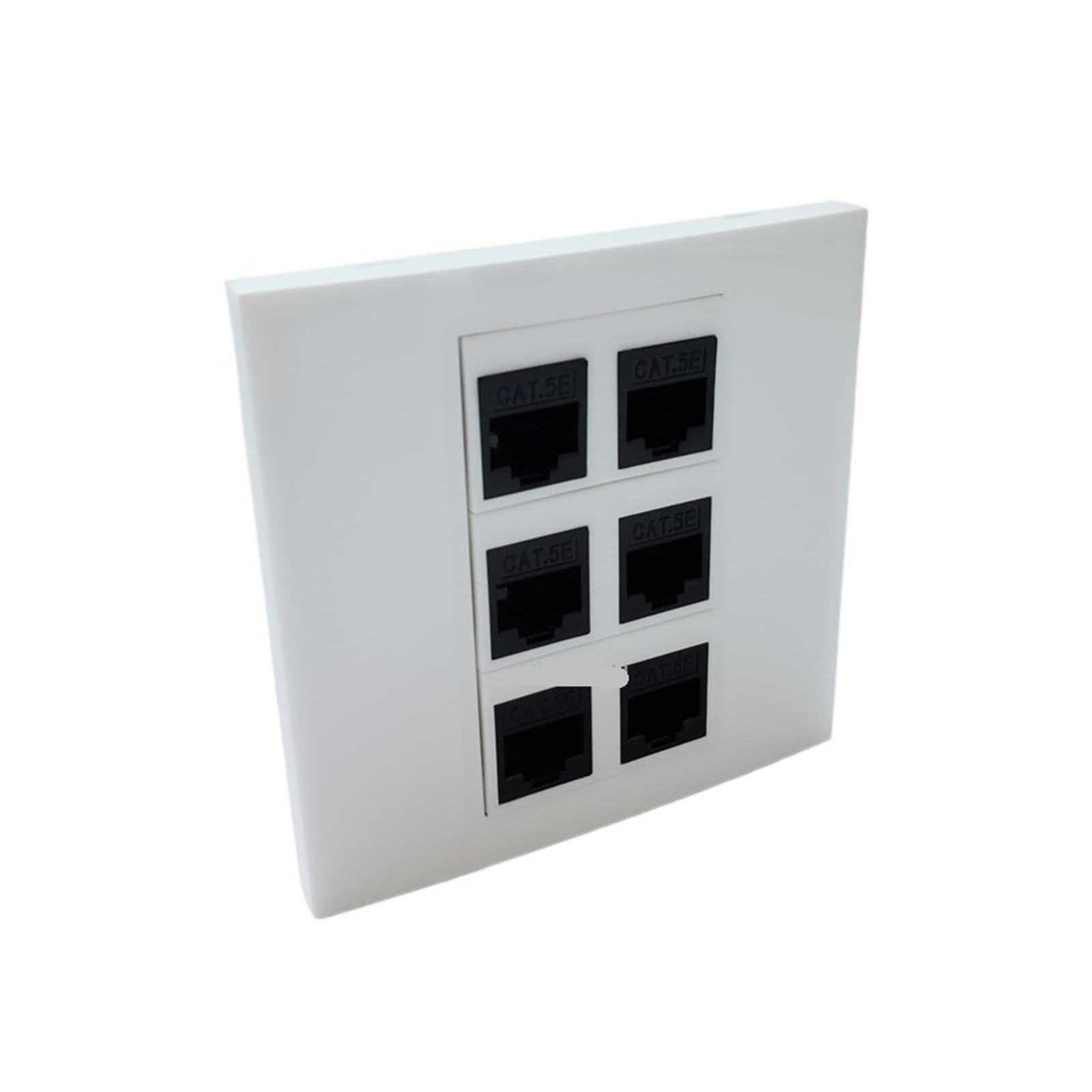 Jack da pannello femmina-femmina a 6 porte RJ45 5e a 6 porte(CAT6 RJ45)