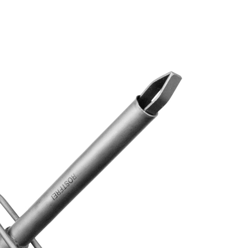May - Pince à épiler tique avec ressorte - Pince des tiques - Bouts pointus: 4 mm - Inox Longueur: 8,5 cm