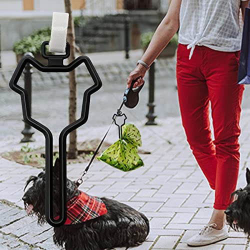 bolsa para cães | Titular saco cocô cachorro para cão transporte saco lixo trela | Suporte para saco