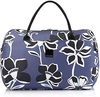 Tripp BlueWhite Lily Large Holdall