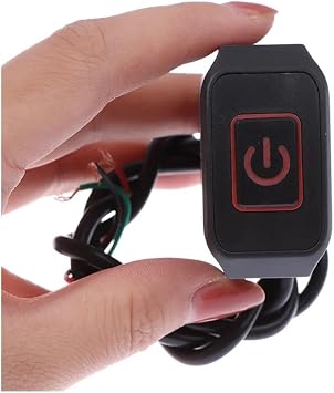 Motorcycle Handlebar Switch Motorcycle Switch Button Handlebar Mount Modified Switch Headlight Horn Control ON/OFF With Display Lamp