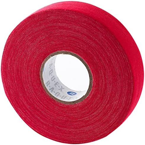 Raquex Self-Adhesive Cloth Protection Tape For Sports - Non-Slip Grip Tape - Hockey Sticks, Tennis, Squash, Badminton Rackets, Skipping Ropes