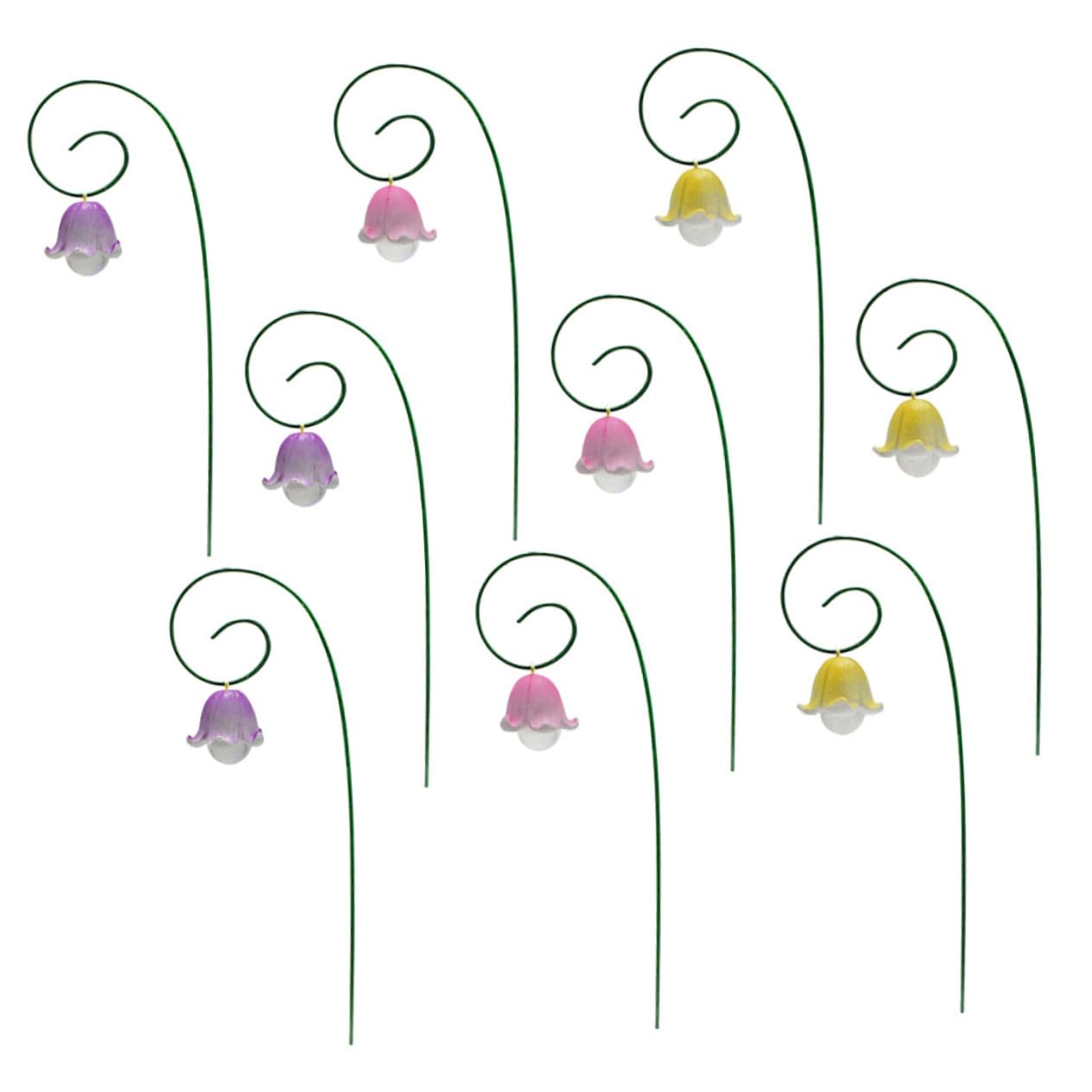 POPETPOP 36stücke Teiliges Blumenstecker Für Garten-Dekoration Dekorative Blumenstangen Aus Resin Für Blumenbeete Töpfe Und Parks Für Feste Und Feierlichkeiten