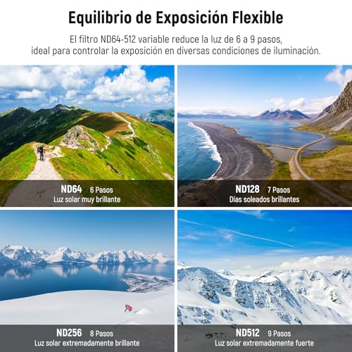 Filtro ND Variable NEEWER para DJI Mini 3 Pro con Densidad Óptica de 5 a 9 Pasos 4