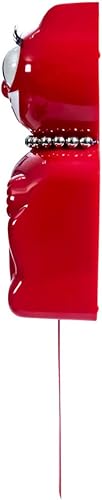 Miniatura 4 de Kit Cat Klock Retro Rojo Señora