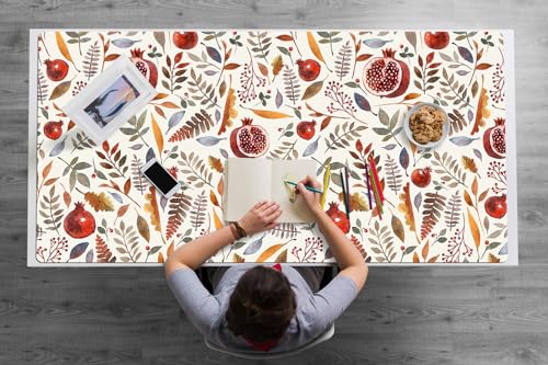 Couverture de bureau vinyle PVC antidérapante de 120x60 cm pour espace de travail