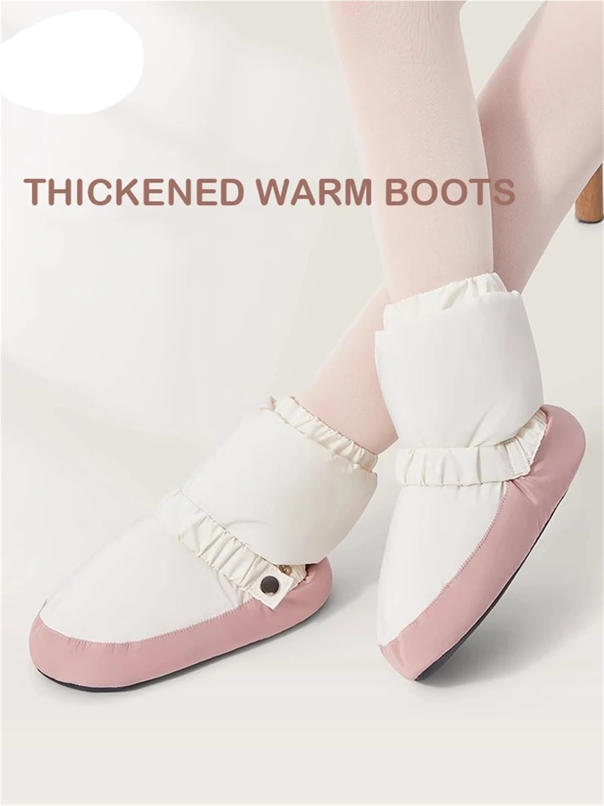 Scarpe da Ballo for Balletto, Invernali, Calde, Donna, con Suola Morbida e Spessa, for Allenamento Speciale Bambina, for Adulti per l'allenamento di Danza in Inverno