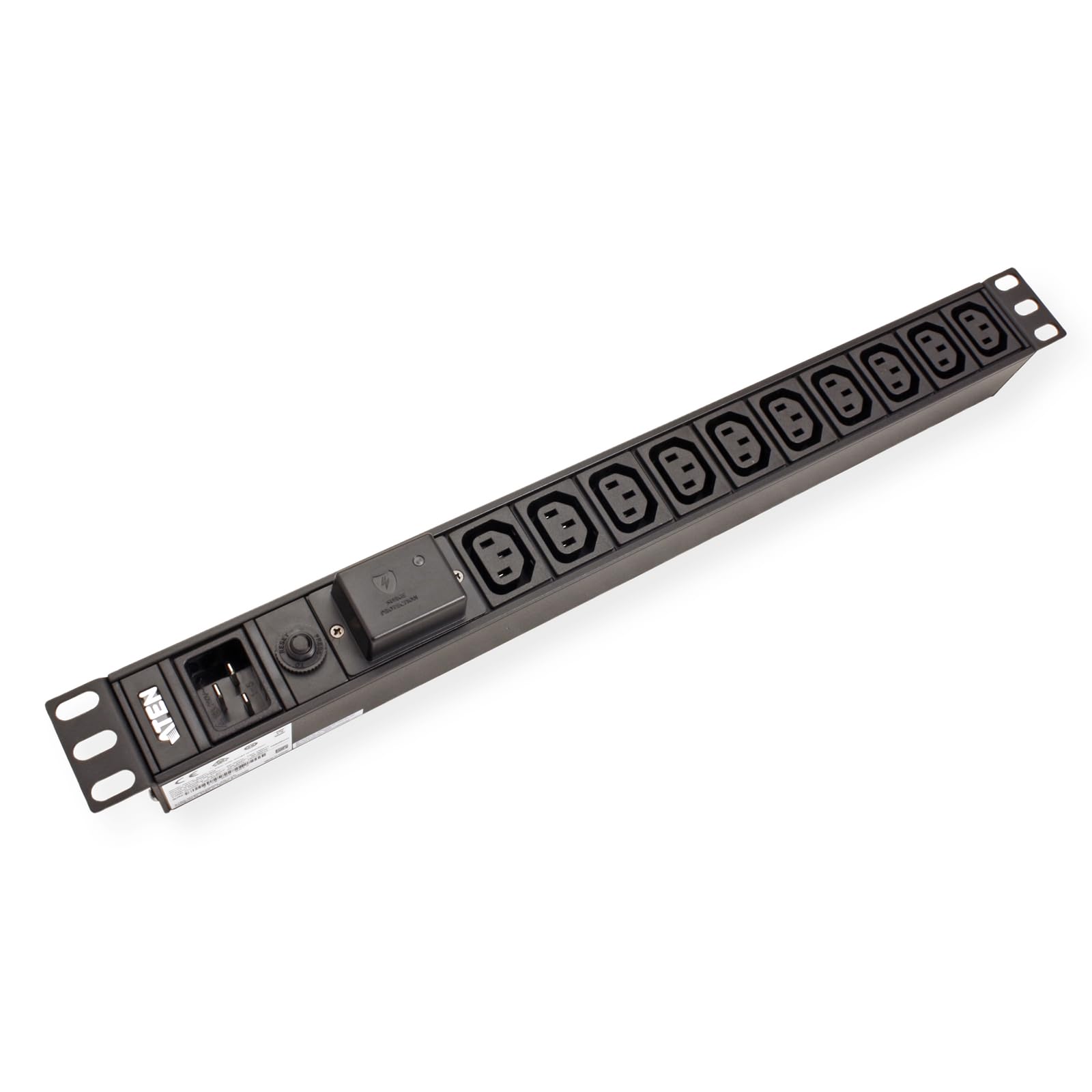ATEN PDU básica con protección contra sobretensiones 1U 16A 10 puertos IEC-320 C20 PE0210S (G), Reino Unido, líder del mercado de KVM #1