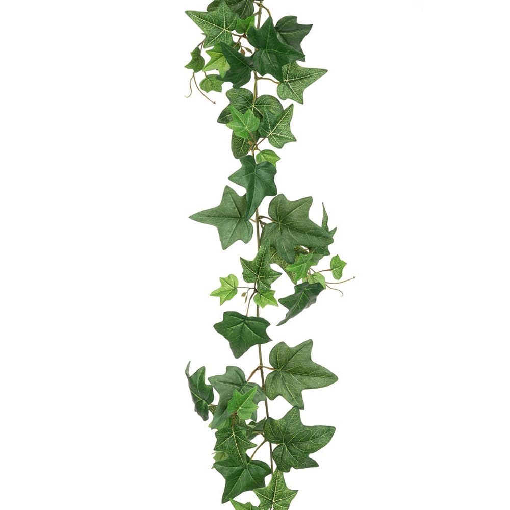 Floristrywarehouse Green Eco Faux Silk English Ivy Garland 152Cm/60 Inches Long Uv Treated