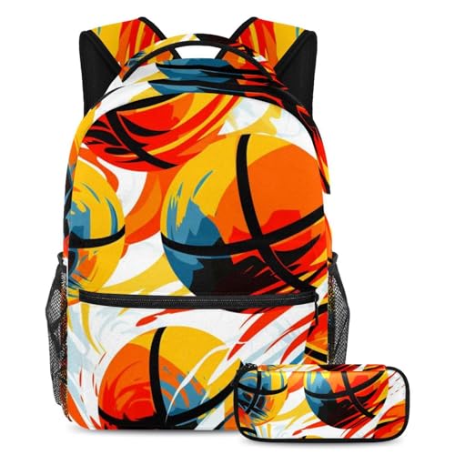 Sac à dos voyage et randonnée thématique basketball pour ados actifs et sportifs