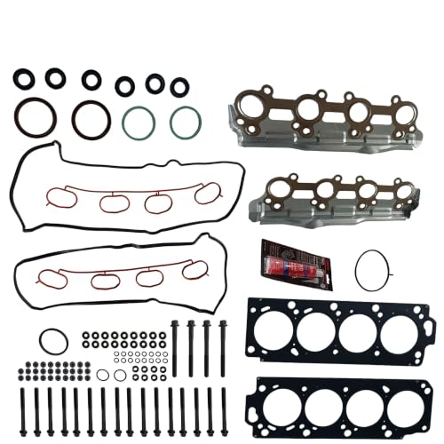 Image of Partsflow Head Gasket Set W /Bolts Compatible With 2005-2009 Toyota Sequoia Lexus GX470 LX470 4.7L 2UZFE