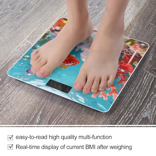 Báscula digital Candy Ocean Palace para baño 400 lb miniatura 5
