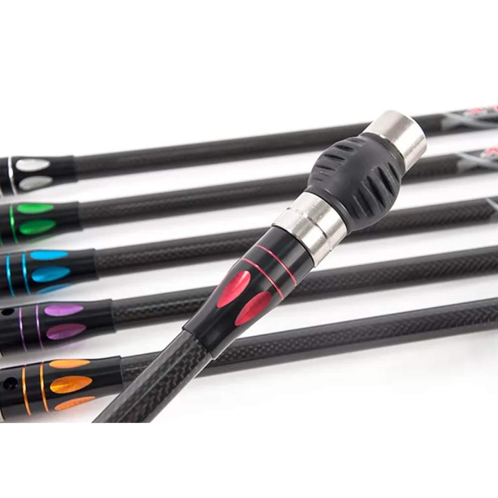 Stabilizzatore Per Arco Compound E Ricurvo - Asta In Fibra Di Carbonio Con Smorzatore - Lunghezze 6/8/10/12 Pollici