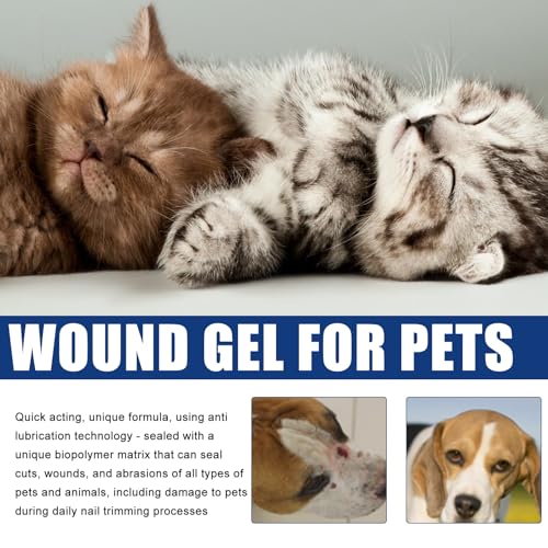 Wundpflegegel für Hunde und Katzen,Pet Wundpflegegel,Wound Gel for Pets,Wundsalbe für Hunde und Katzen,Wundgel für Katzen und Hunde,Schutzgel für Hunde und Katzen,Fördert die Wundheilung,20ml