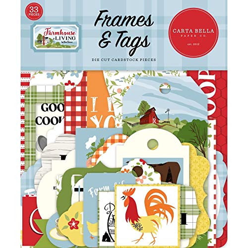 Carta Bella Paper Co. Farmhouse Living Frames & Tags