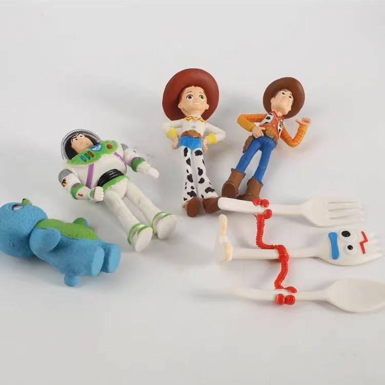 Cute Cartoon Cake Toppers - 7 Piece Set -4 Cute Cartoon Cake Toppers - 7 Piece Set -4