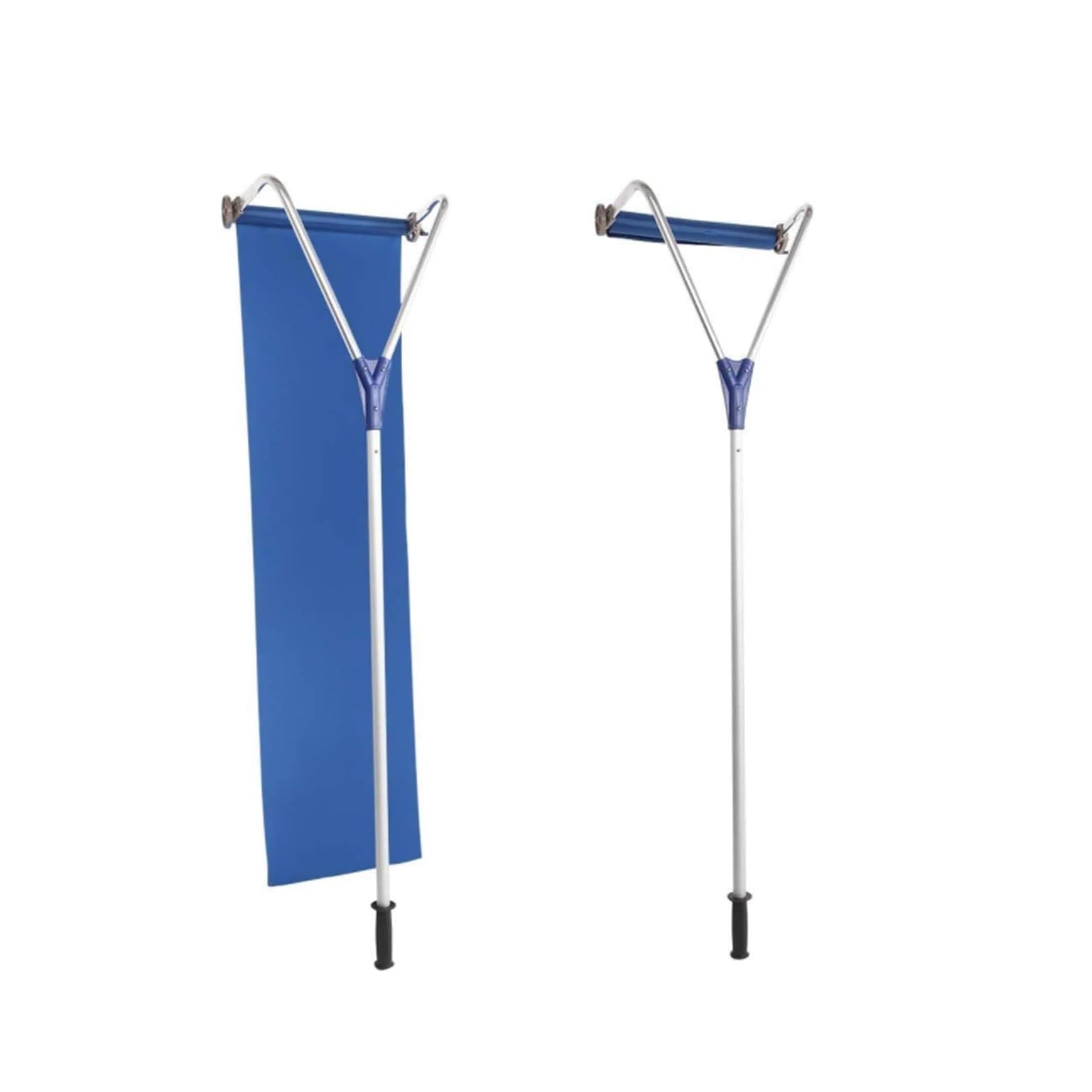 Genérico Soplador de Nieve y rastrillo de Techo Ajustable para Gran altitud: diseño Tipo Vela con Sistema de Deslizamiento y Rodillos de Nailon Duradero para Quitar la Nieve sin Esfuerzo, pa