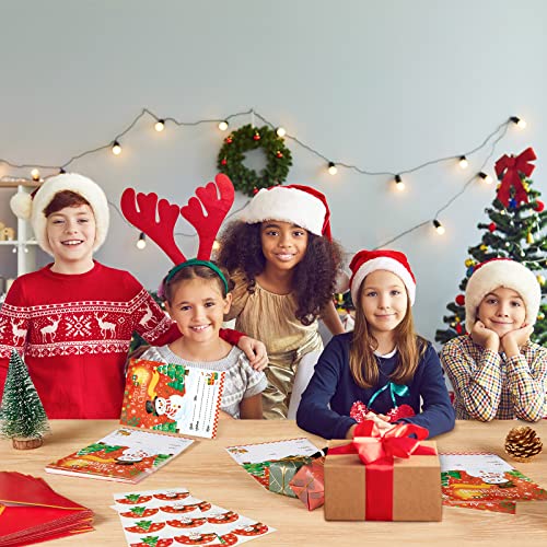 Wernnsai Christmas Party Invitation Cards - 24 Pack Invitations With Envelopes Birthday Invites For Kids Girls Boys Baby Shower Christmas Snowman Theme Party Supplies School Activities #TOP6