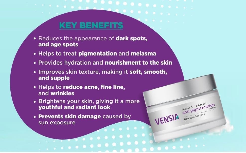 Anti Pigmentation Cream | Removes Dark spots, Fine Lines, Wrinkles & Ageing Spots Suitable for Women/Men - All Skin Types - 30 gm| Even Skin Tone - Pigmentation removal - Image 5