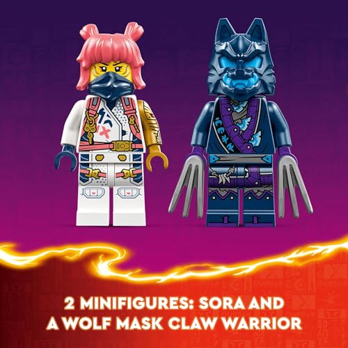 Lego Ninjago Mech Elemental de Sora 71807, figura de acción articulada e infantil 4