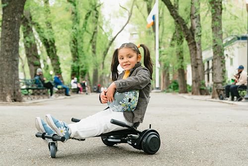 Image of Hover-1 My First Hoverboard Electric Self-Balancing Hoverboard Combo for Kids with 5 mph Max Speed, Dual 150W Motors, 6.3 inch Tires, 3 Miles Max Range, and LED Headlights