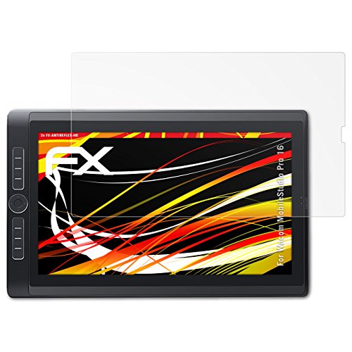atFoliX Pellicola Proteggi per Wacom MobileStudio PRO 16 Protezione Pellicola dello Schermo, Rivestimento antiriflesso HD FX Protettore Schermo (2X)