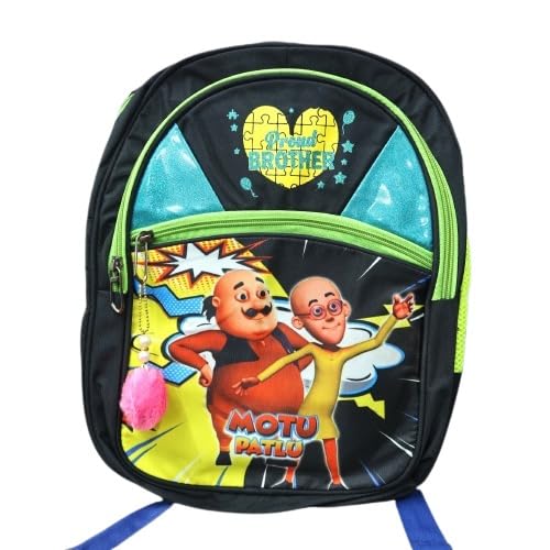 PALAK SAXENA 14 inches Motu Patlu School Bag Inspire Learning with Motu Patlu Style Age (3 yr to 5 yr) (B0CY8MDRWG) Amazon Price History, Amazon Price Tracker