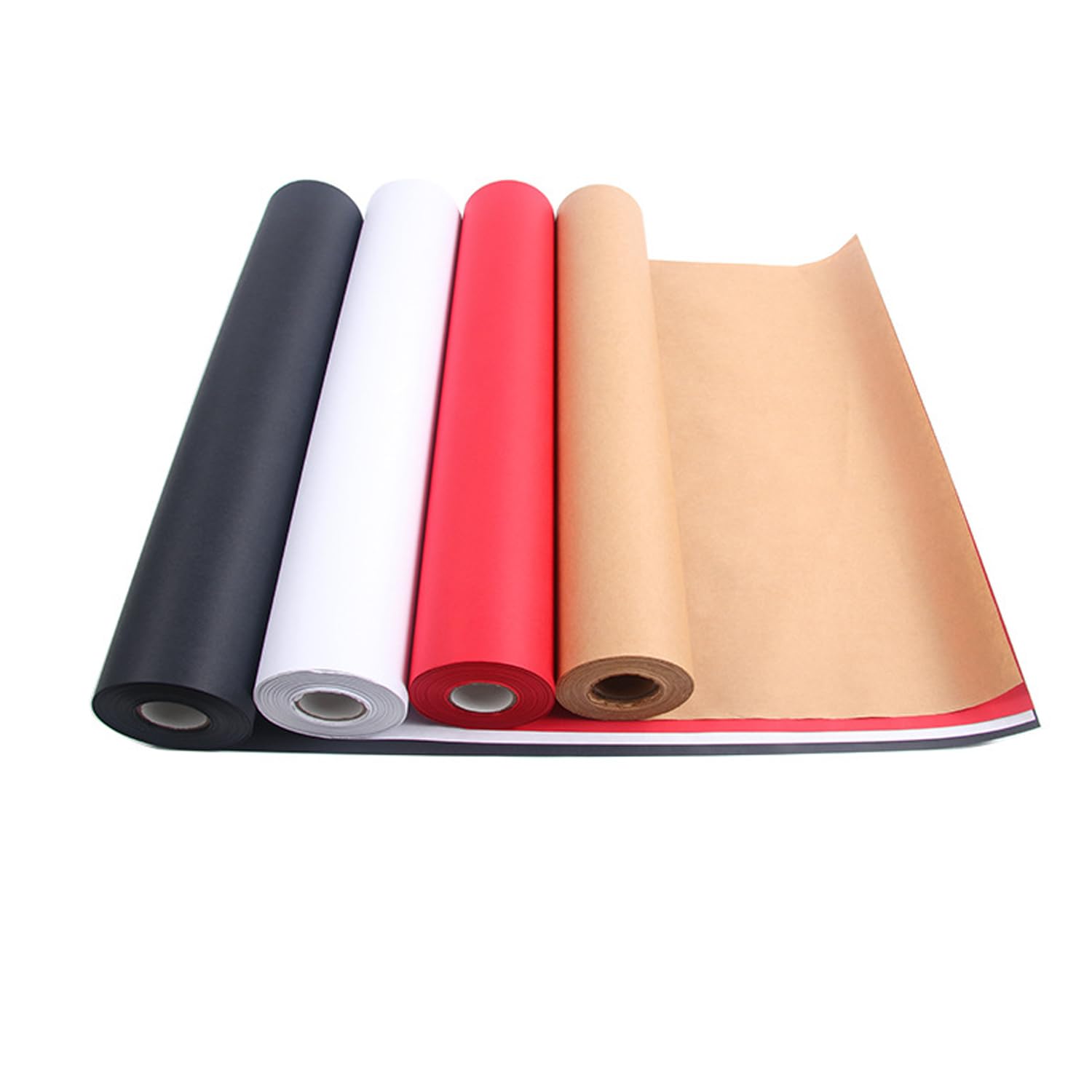 Homeral Schwarze Kraftpapierrolle – 30,5 X 30,5 M, Recycelt, Für Verpackung & Basteln