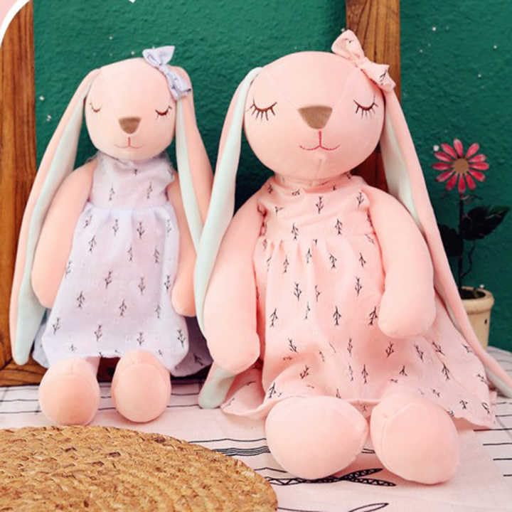 Image of Bunny Plush Baby Toys Long Ears Rabbit Doll Soft Toy for Children Sleeping Mate Stuffed Animal Pack of 1