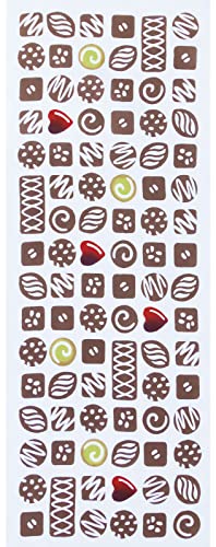 IKS 注染 手ぬぐい 日本製 34×88cm バレンタイン 「チョコレート」 綿100% 総理生地 (切りっぱなし)のサムネイル