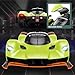 Voltz Toys 1/14 Scale Le Mans RC Car Licensed Aston Martin Valkyrie AMR Pro Remote Control Toy Car Model for Kids and Adults with Open Doors and Lights Gift for Kids and Adult (Green)
