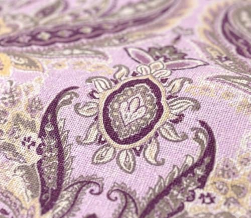 Image of FRESH FROM LOOM Skin-Friendly 240 TC Cotton King Bedsheet - Ideal for Sensitive Skin Breathable 240 TC Pure Cotton King Flat Bedsheet - Hypoallergenic Bedding Set, Purple, Size- 108x108 inch