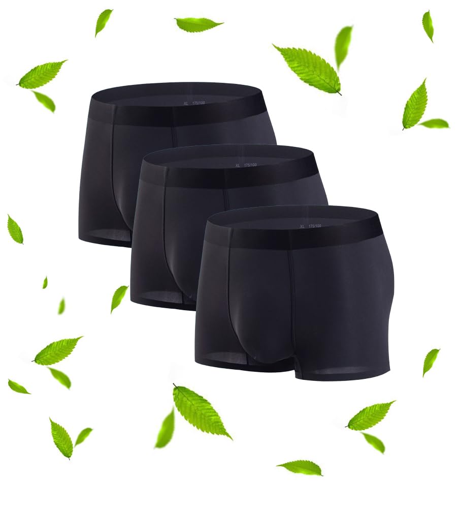 Nowazton Boxer Briefs,Nowazton Boxers,Ultra Thin Seamless Mens Underwear Breathable Ice Silk Men's Underwear