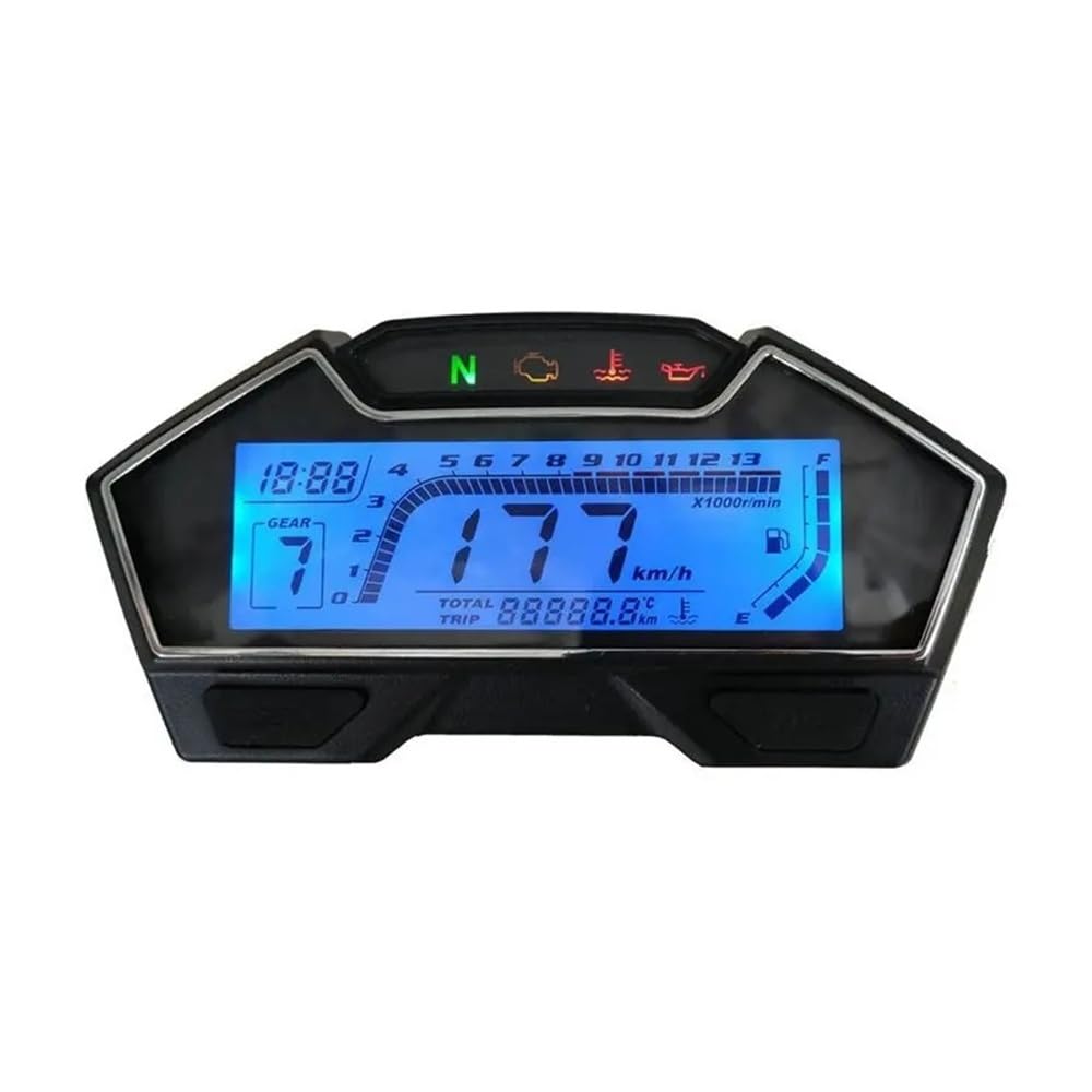 Velocímetro digital Velocímetro De Motocicleta Universal Firme, Odómetro, Tacómetro, RPM, Piezas Calibre Digital