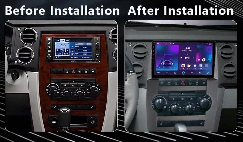 GPS Camping Car pour Jeep Commander 2007 2008 Écran Tactile