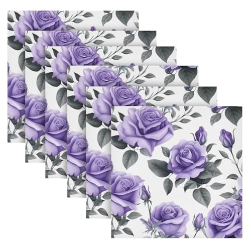 Servilletas de Tela Multicolor 20x20 in Set de 6 miniatura 2