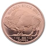indian head Bei der Münze 1 Unze (AVDP) .999 fein Kupfer 