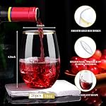 20 Pack de verres à vin en plastique sans ardoise, 16 OZ Verres à vin en plastique Jetable Incassable Coupes à Vin en plastique réutilisable en acrylique clair Boire en vrac en verre en vrac Shatterproof pour le mariage de Champagne(Rim d'or)
