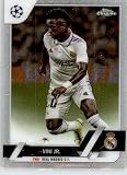 2022-23 TOPPS CHROME UEFA CLUB COMPETITIONS #20 VINI JR. REAL MADRID C.F. SOCCER OFFICIAL TRADING CARD OF SOCCER