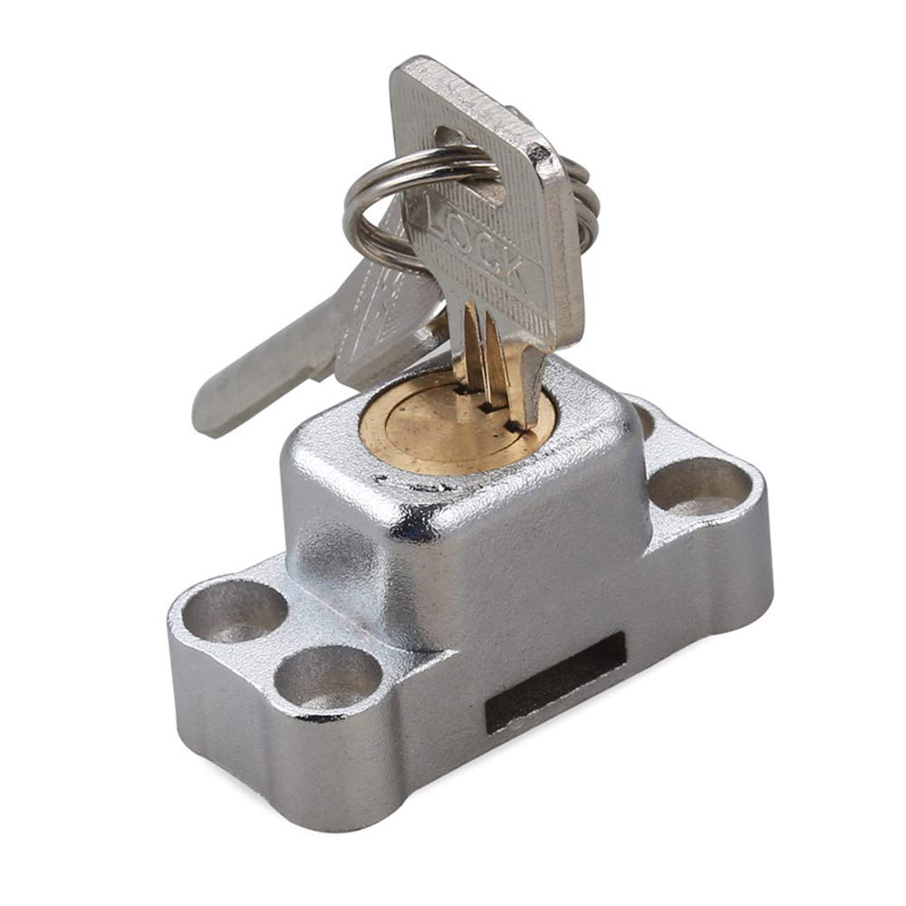 Fenster- und Balkontürsicherung, Sicherheits-Türkette, Türkette abschließbar, Ketten Fenster Türriegel für Baby und Kind Sicherheit, 16,5 cm Länge, Aluminiumlegierung Material ( Color : 4X )