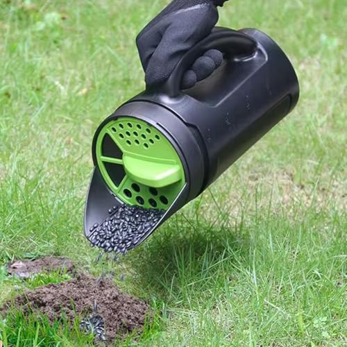Hand Spreader Shaker con pala para jardinería miniatura 5