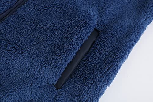 Image of Girl's Jacket Kids Full Zip Ultra Soft Sherpa Fleece Hoodie Sweatshirt